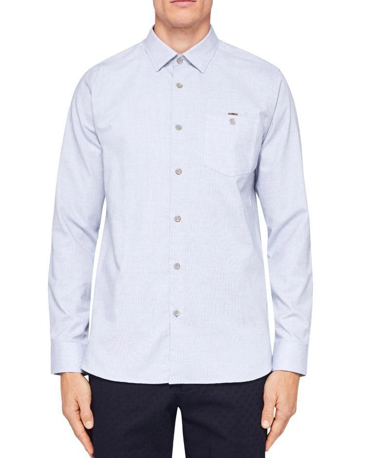 商品Ted Baker London|Stapal Textured Regular Fit Button-Down Shirt ,价格¥689,第1张图片