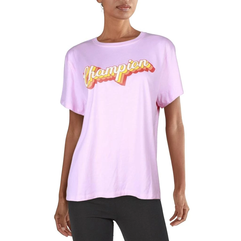 商品CHAMPION|Champion Womens Plus Roll With It- Skates Fitness Activewear Pullover Top,价格¥111,第2张图片详细描述