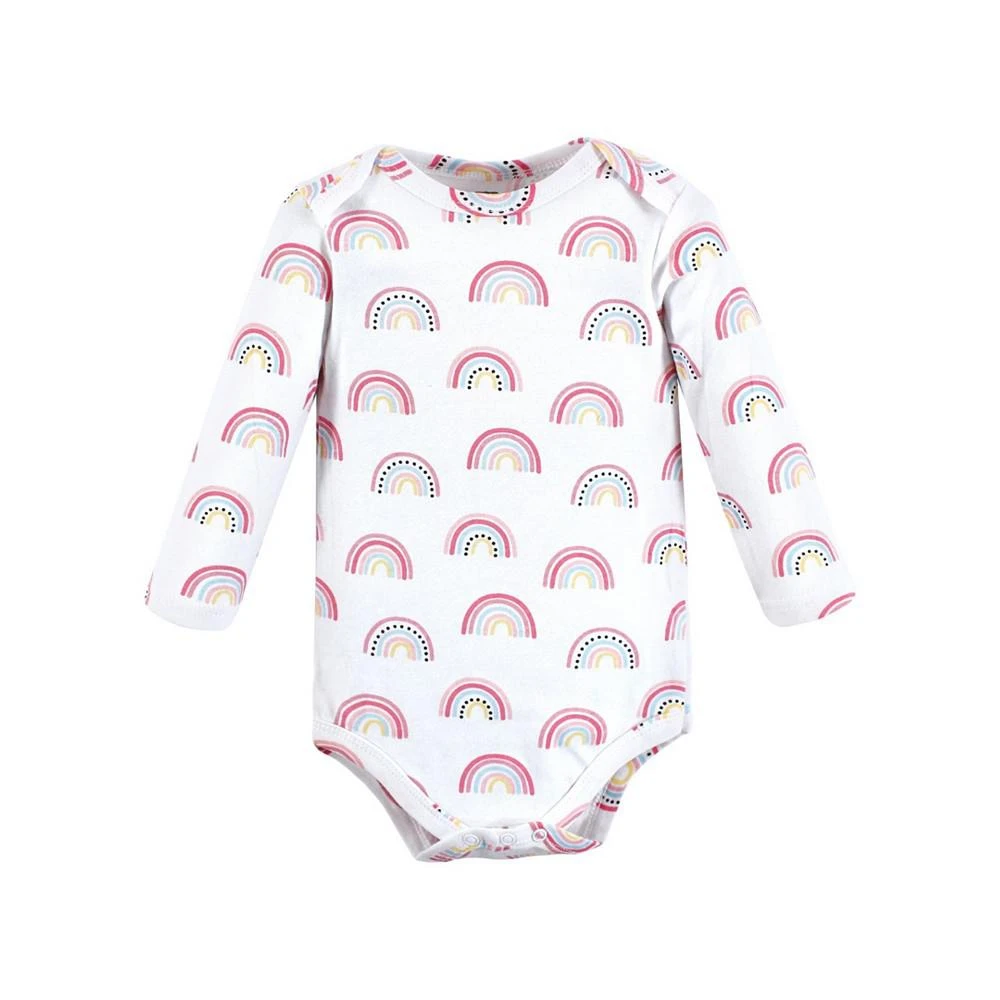 商品Hudson|Baby Girls Long-Sleeve Bodysuits, Pack of 3,价格¥113,第5张图片详细描述