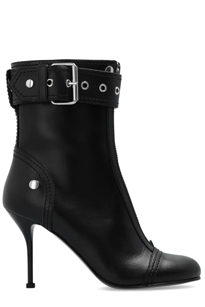 商品Alexander McQueen|Alexander McQueen Heeled Ankle Boots,价格¥7409,第1张图片