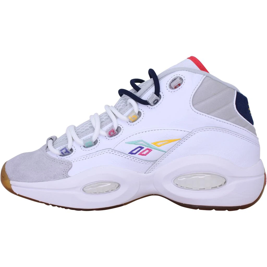 商品Reebok|Reebok Question Mid Footwear White/Vec Navy-Pure Grey 2  GY2641 Men's,价格¥591,第2张图片详细描述