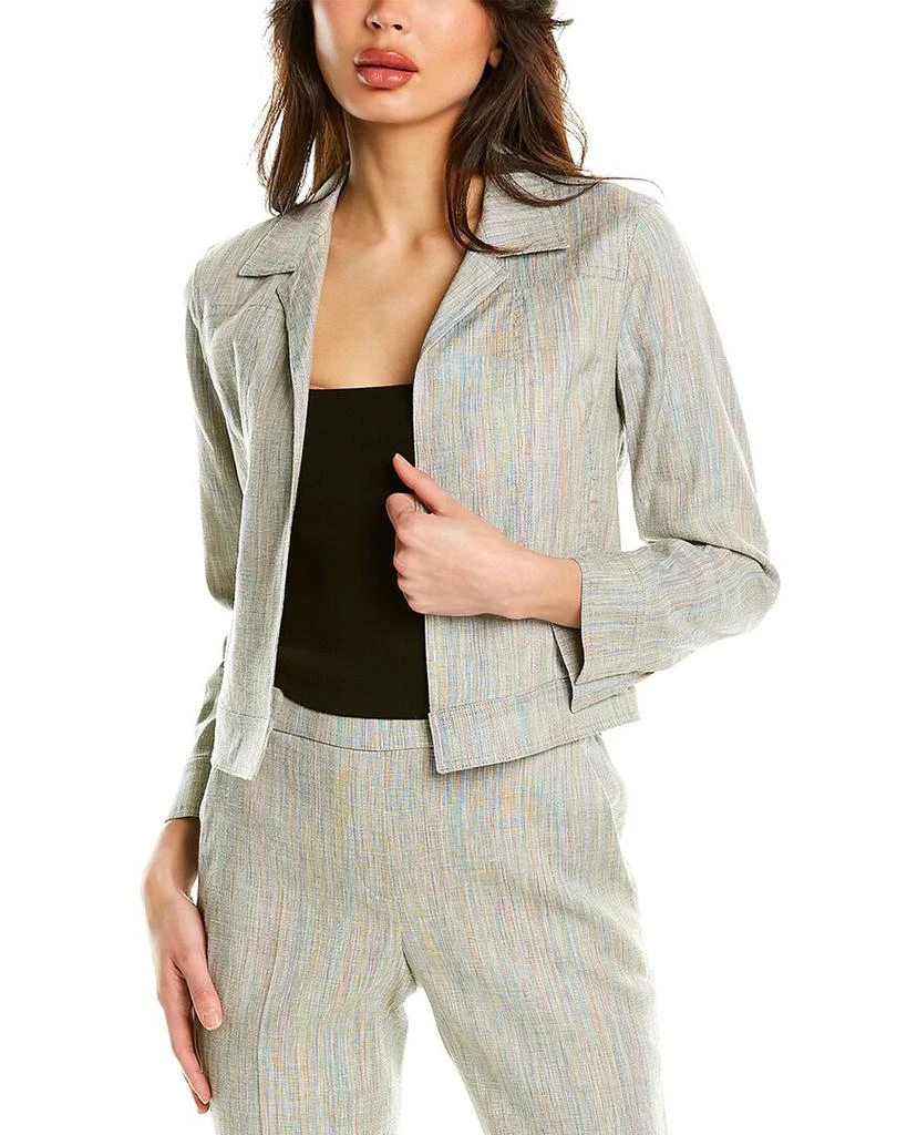 商品Theory|Theory Shrunken Linen-Blend Jacket,价格¥790,第1张图片