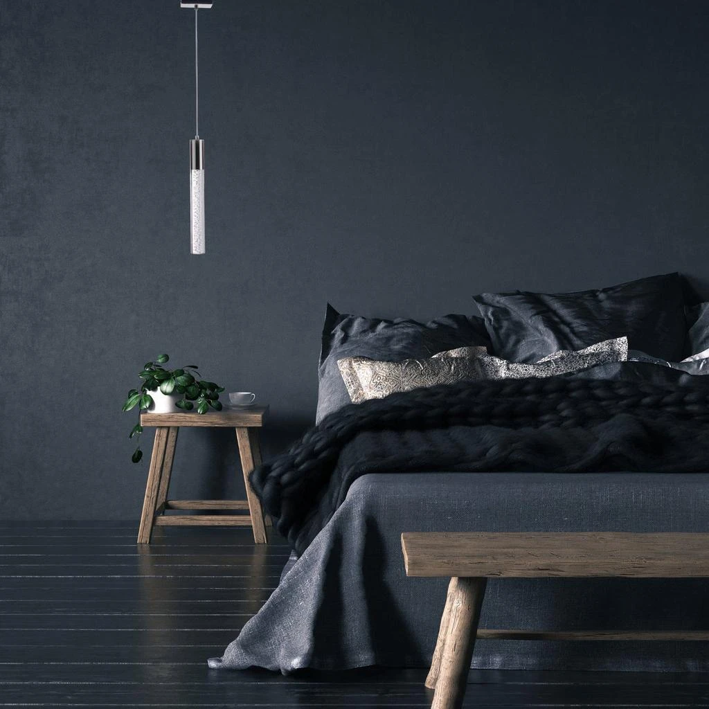 商品Finesse Decor|Sparkling Night Cylinder Chandelier // 1 Light,价格¥1401,第3张图片详细描述