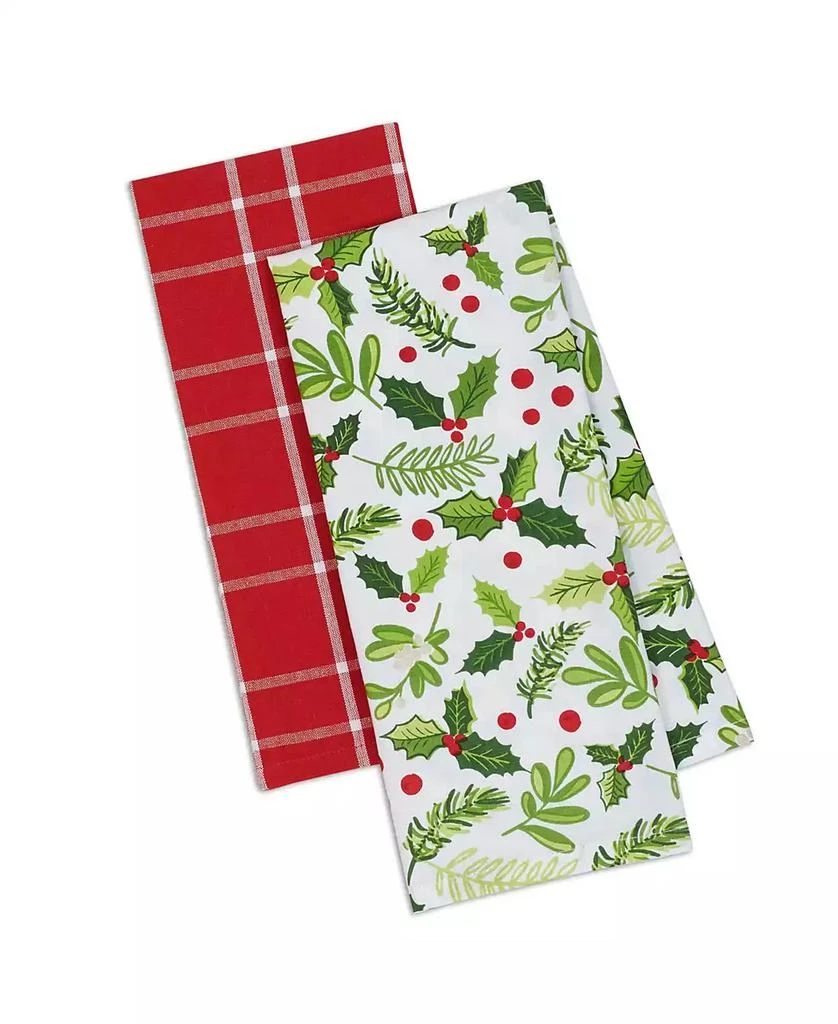 商品Design Imports|Assorted Boughs of Holly Dishtowel Set,价格¥155,第1张图片