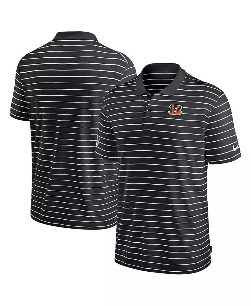 商品NIKE|Men's Black Cincinnati Bengals Sideline Lock Up Victory Performance Polo Shirt,价格¥397,第1张图片