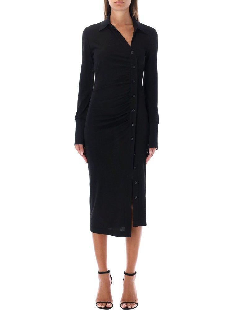 商品Helmut Lang|Helmut Lang Asymmetric Shirt Dress,价格¥2135-¥2310,第1张图片