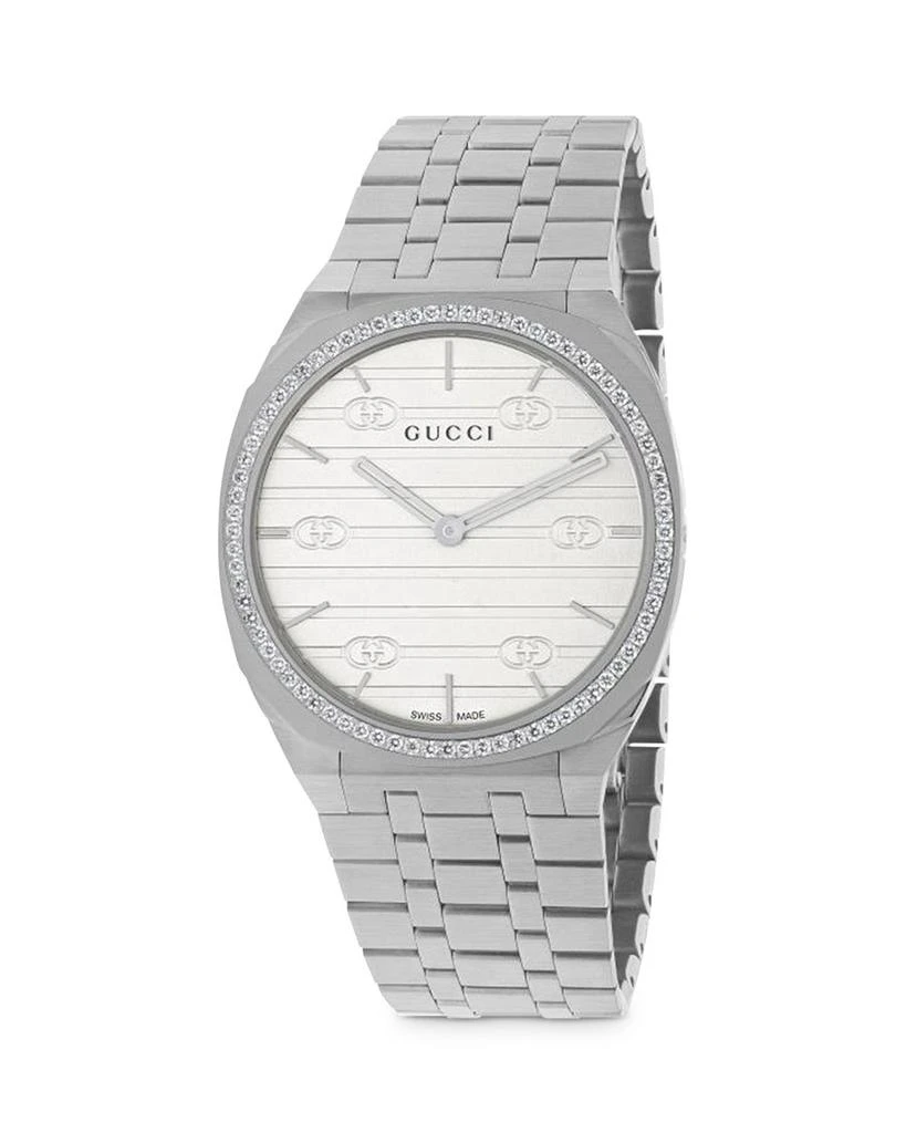 商品Gucci|25H Watch, 34mm,价格¥33579,第1张图片