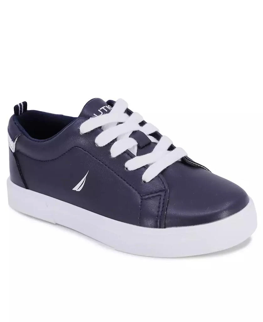 商品Nautica|Little and Big Boys Graves 2 Casual Low Cut Lace Up Sneaker,价格¥168,第1张图片