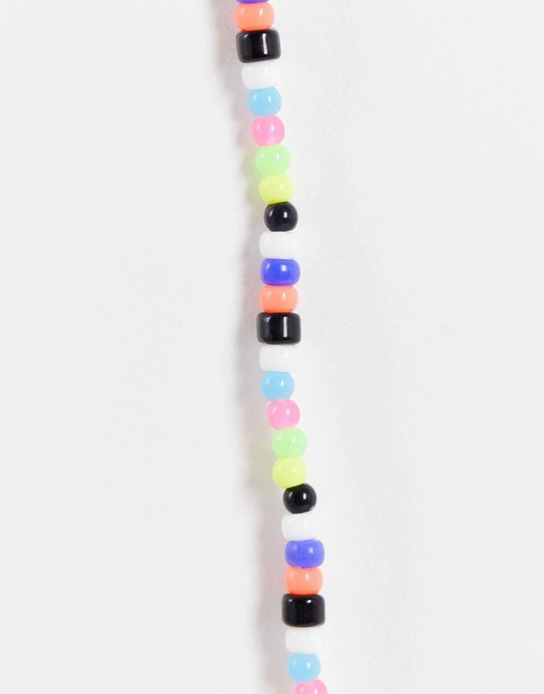 商品ASOS|ASOS DESIGN festival joyful beaded necklace in multi colour,价格¥68,第2张图片详细描述