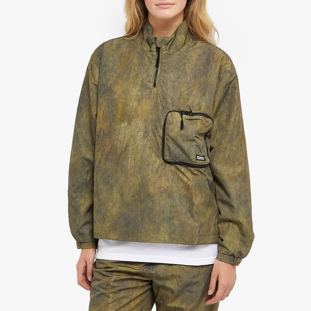 商品STUSSY|Stussy Recycled Poly Camo Quarter Zip Pouch Pullover Jacket,价格¥841,第3张图片详细描述