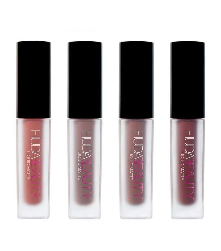 商品Huda Beauty|Liquid Matte Minis - The Brown Edition,价格¥347,第1张图片