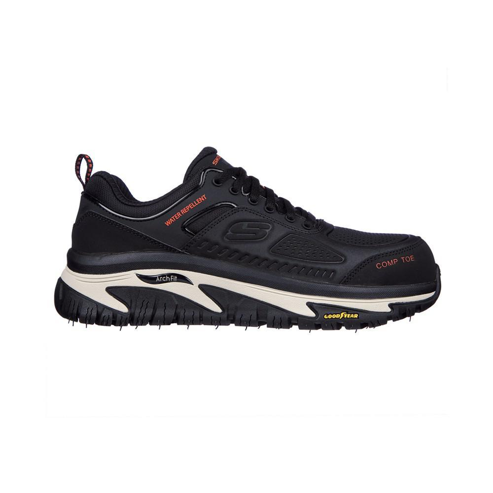 商品SKECHERS|Men's Work- Arch Fit Road Walker - Raylan Work Sneakers from Finish Line,价格¥789,第4张图片详细描述