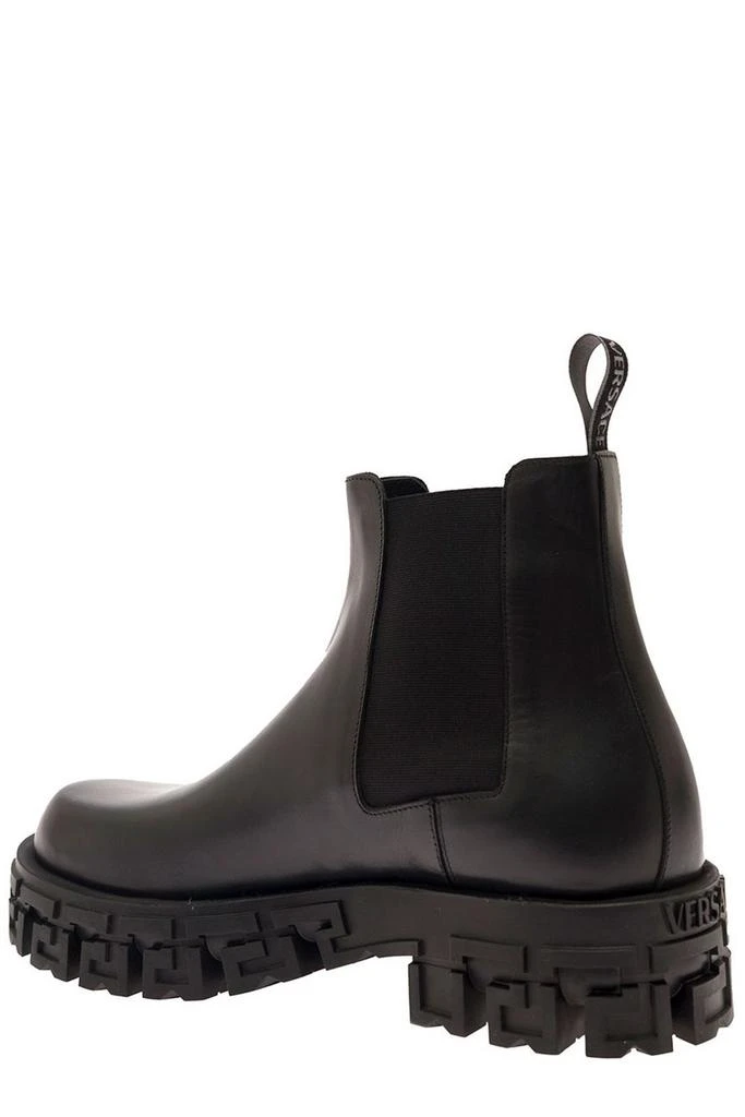 商品Versace|Versace Round Toe Ankle Boots,价格¥3646,第3张图片详细描述