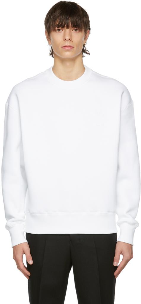 White Ami de Cœur Technical Patch Sweatshirt商品第1张图片规格展示