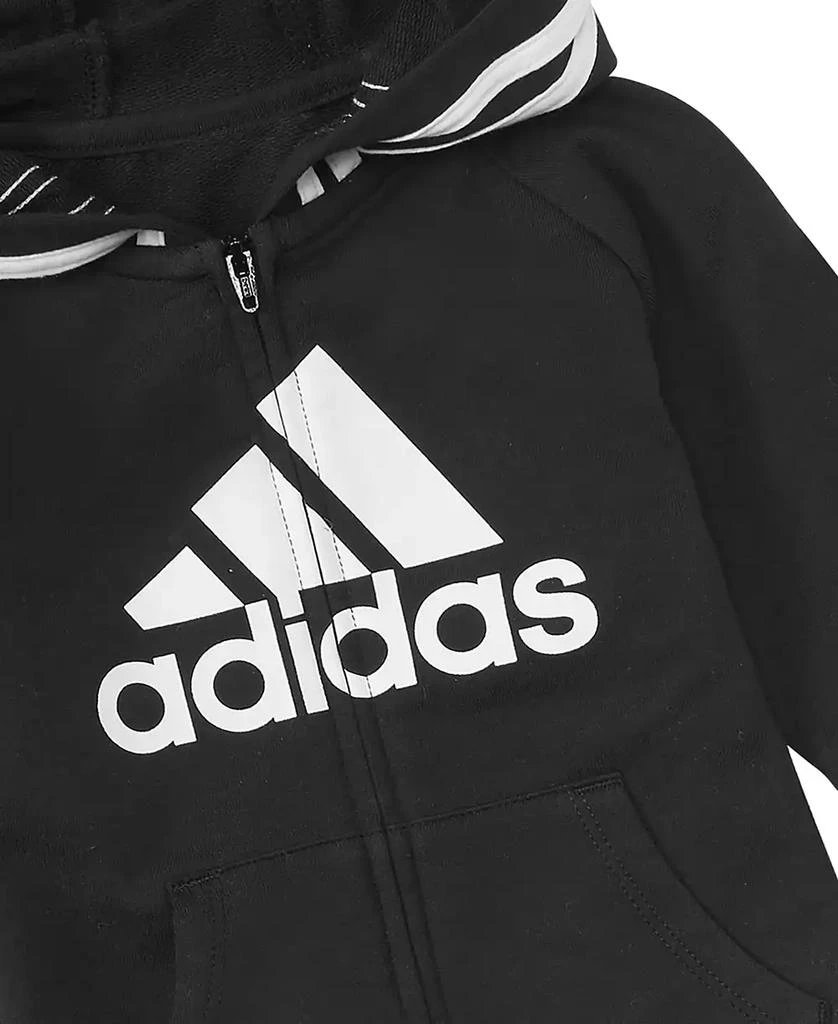 商品Adidas|Baby Boys or Baby Girls Logo Full Zip Hooded Coverall,价格¥205,第3张图片详细描述