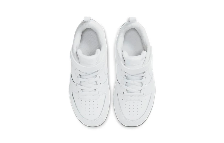 商品[国内直发] NIKE|Court Borough Low 2 舒适日常 防滑耐磨透气轻便减震 低帮 儿童板鞋 纯白 中小童,价格¥254,第5张图片详细描述