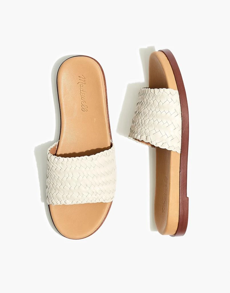 商品Madewell|The Louisa Slide Sandal in Woven Leather,价格¥741,第1张图片