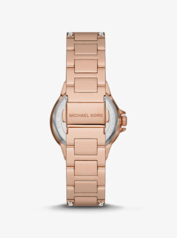 商品Michael Kors|Mini Camille Pavé Rose Gold-Tone Watch,价格¥1963,第3张图片详细描述