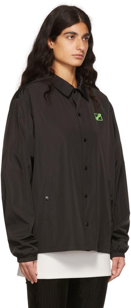 商品We11done|Black Polyester Windbreaker Jacket,价格¥4306,第4张图片详细描述