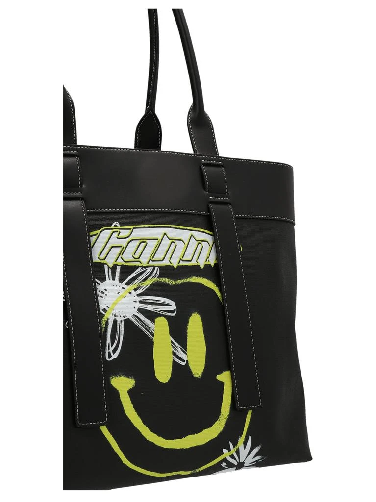 商品Ganni|Logo print shopping bag,价格¥1643,第3张图片详细描述