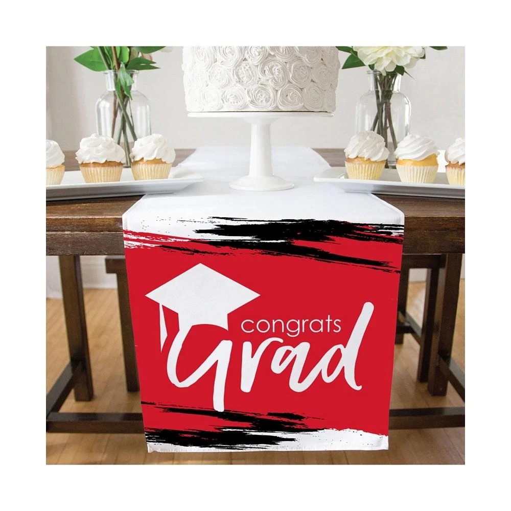 商品Big Dot of Happiness|Red Grad - Best is Yet to Come - Red Graduation Party Dining Tabletop Decor - Cloth Table Runner - 13 x 70 inches,价格¥164,第3张图片详细描述