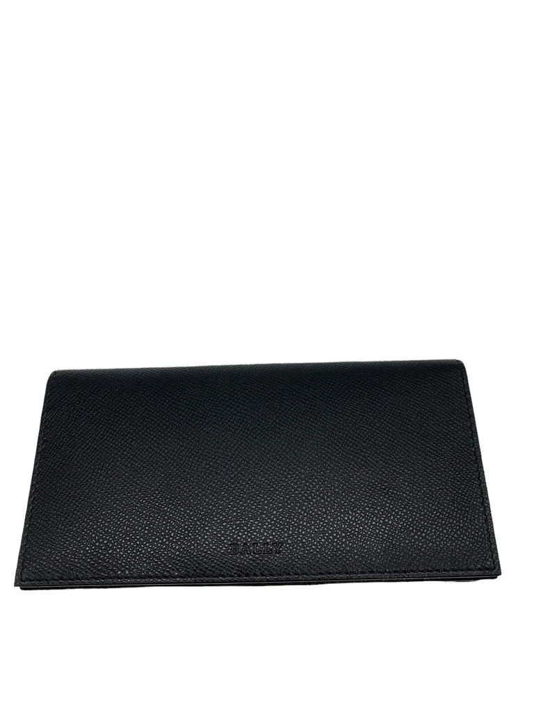 商品Bally|NEW Bally Mialiro Men's 6227973 Black Leather Embossed Wallet MSRP,价格¥1721,第1张图片