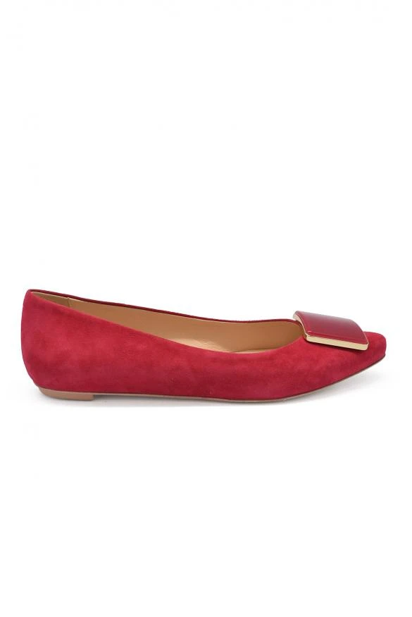 商品Tod's|Suede ballet flats,价格¥1565,第1张图片