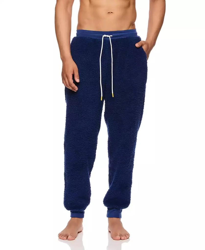 商品Joe Boxer|Men's Drawstring Sherpa Joggers with Pockets,价格¥270,第1张图片