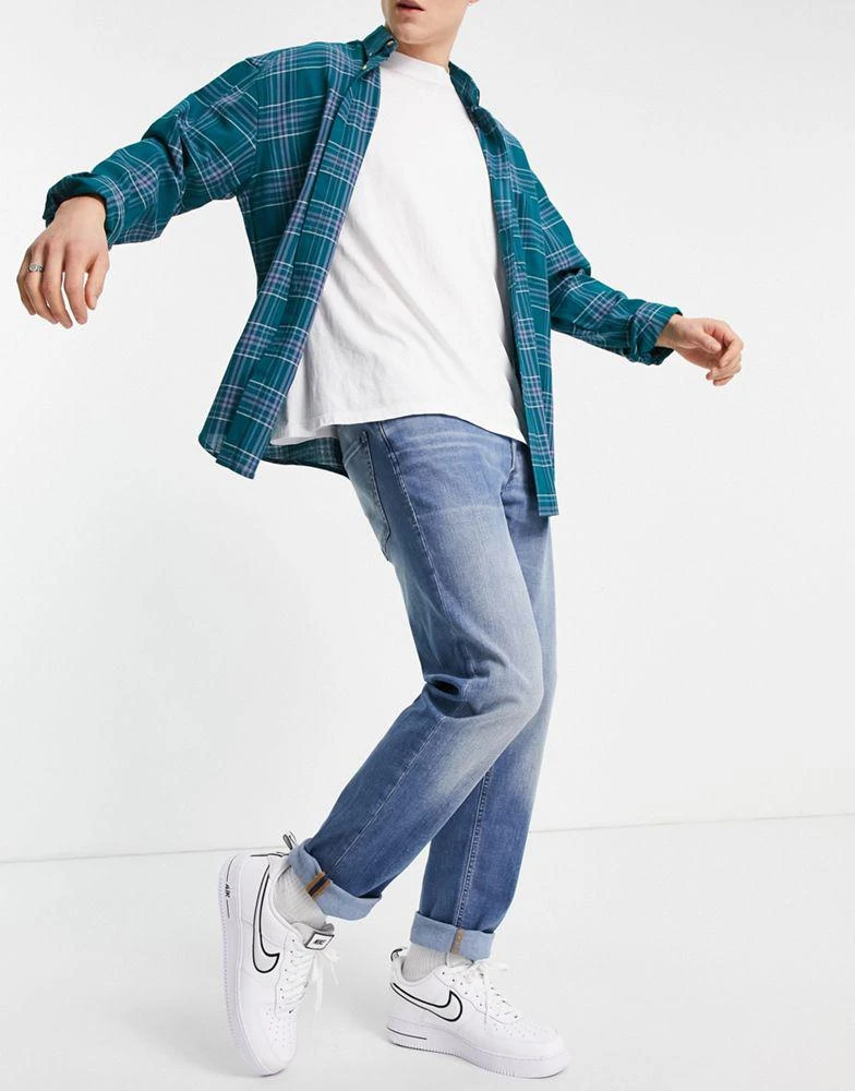 商品Jack & Jones|Jack & Jones Intelligence Mike relaxed fit jeans in light blue,价格¥280,第1张图片