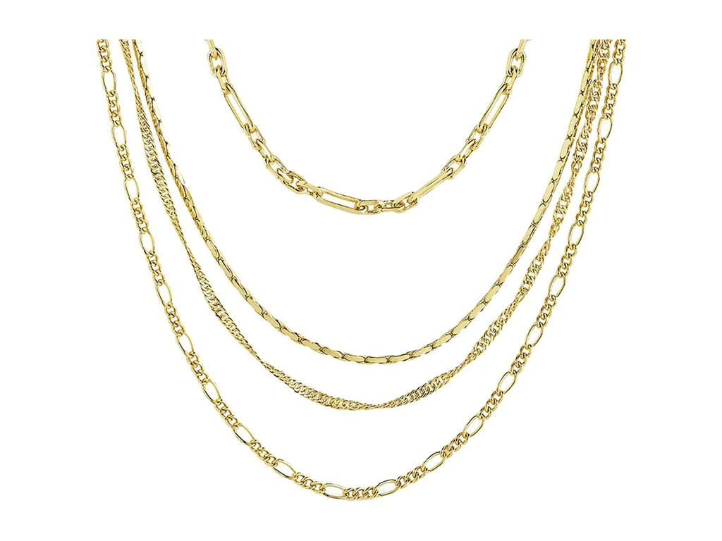 商品Sterling Forever|Simple Layered Chains Necklace,价格¥543,第1张图片