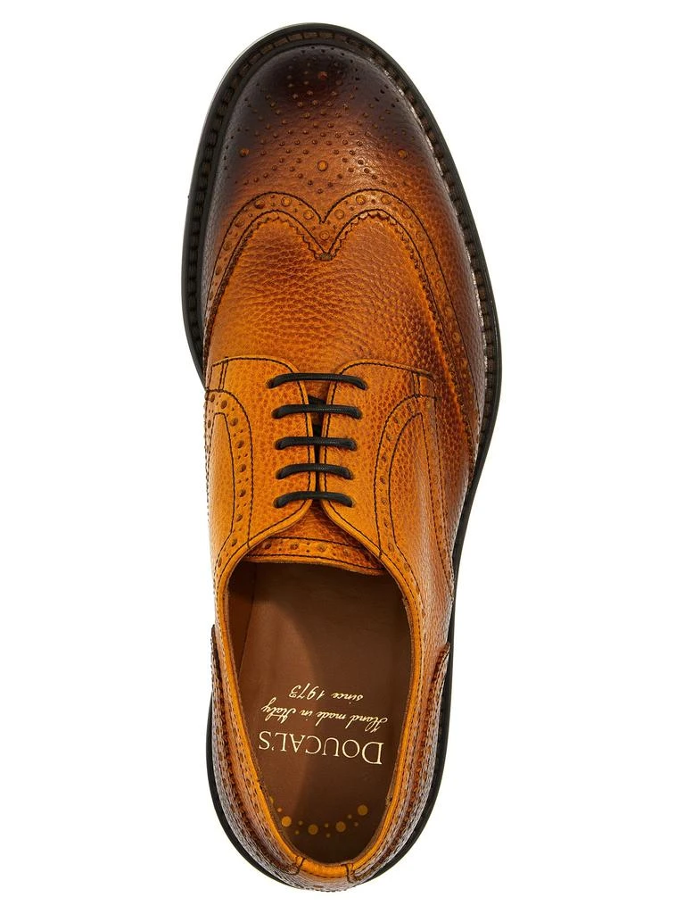 商品DOUCAL'S|Derby Leather Degradè Dovetail Lace Up Shoes Brown,价格¥2301,第3张图片详细描述