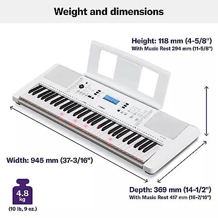 商品Yamaha|Yamaha 61-Key Lighted Portable Keyboard (EZ-300AD),价格¥1399,第5张图片详细描述