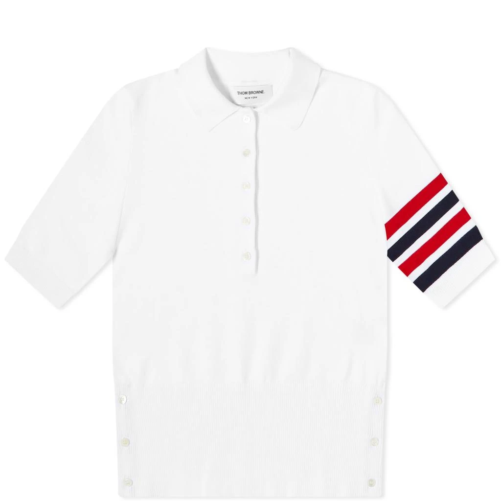 商品Thom Browne|Thom Browne 4 Bar Polo Top,价格¥3490,第1张图片