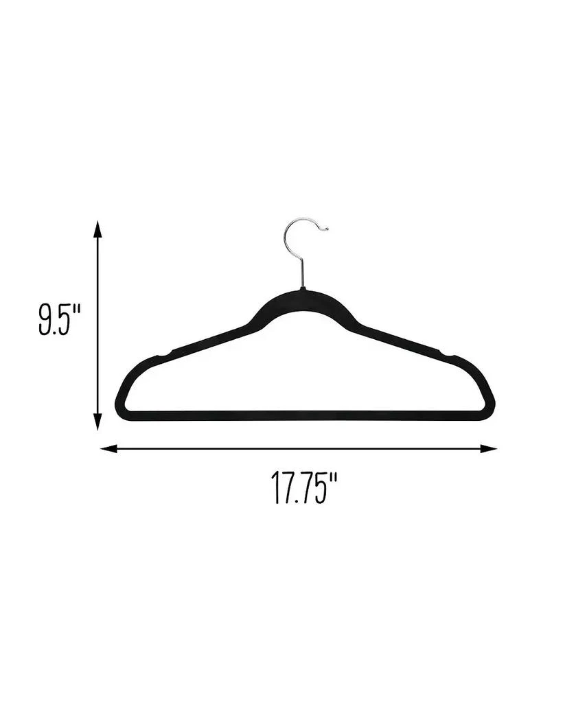 商品Honey Can Do|Collapsible Hangers and Velvet Non-Slip Hangers, 55 Piece,价格¥584,第5张图片详细描述