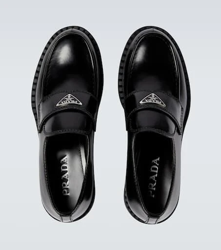 商品Prada|磨砂皮革乐福鞋,价格¥11362,第4张图片详细描述