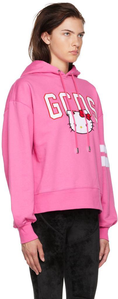 商品GCDS|Pink Hello Kitty Hoodie,价格¥3529,第4张图片详细描述