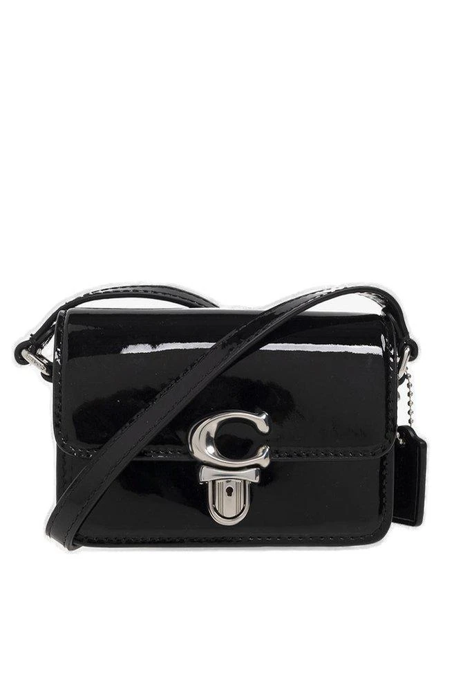 商品Coach|Coach Studio Logo Plaque Crossbody Bag,价格¥1276,第1张图片