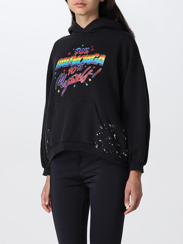 Balenciaga oversize fleece hoodie商品第4张图片规格展示