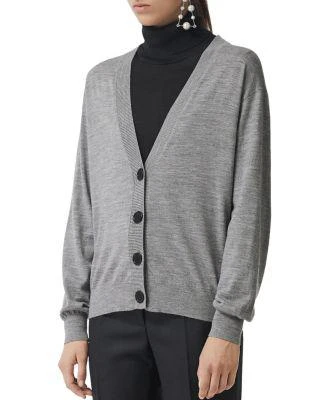 商品Burberry|Dornoch Elbow Patch Cardigan,价格¥1447,第1张图片