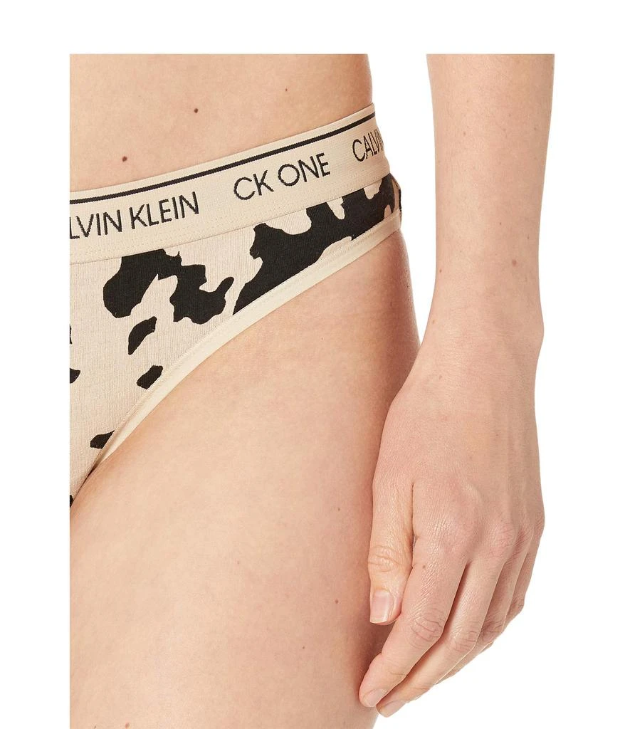 商品Calvin Klein|One Cotton Average + Full Figure Thong,价格¥128,第3张图片详细描述