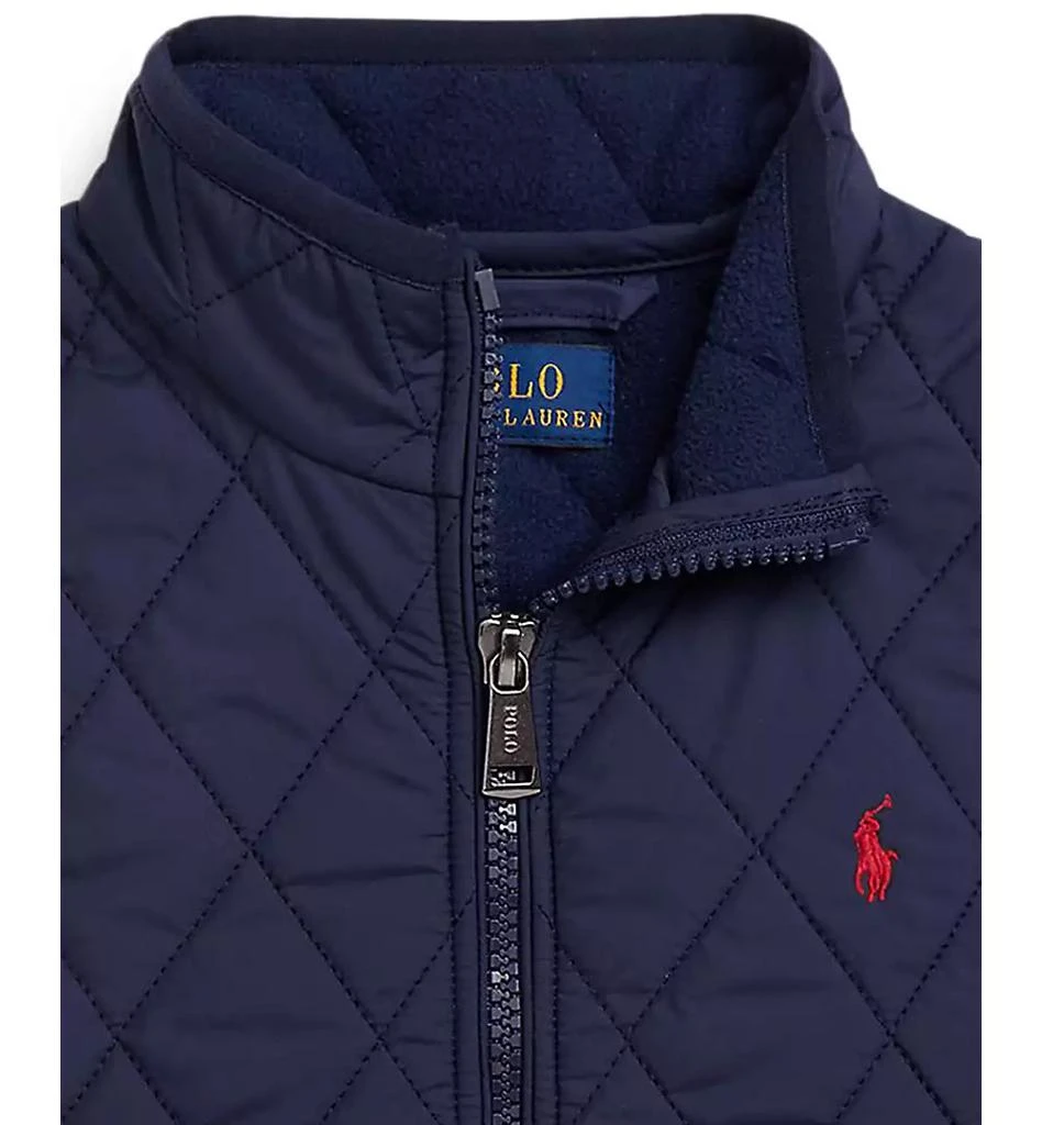 商品Ralph Lauren|Toddler and Little Boys 2-7 Fleece-Lined Quilted Vest,价格¥509,第4张图片详细描述