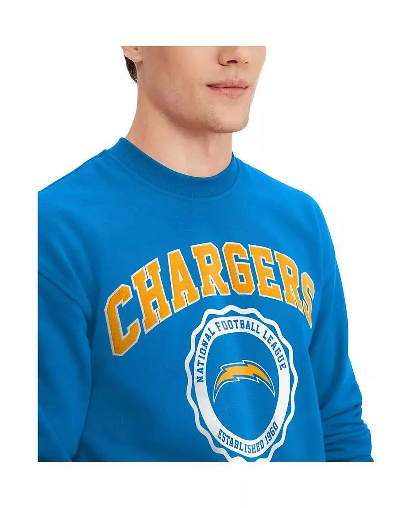 商品Tommy Hilfiger|Men's Powder Blue Los Angeles Chargers Ronald Crew Sweatshirt,价格¥449,第2张图片详细描述