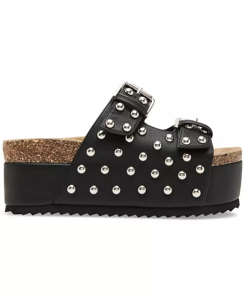 商品Steve Madden|Women's Kali-S Studded Platform Footbed Sandals,价格¥483,第2张图片详细描述