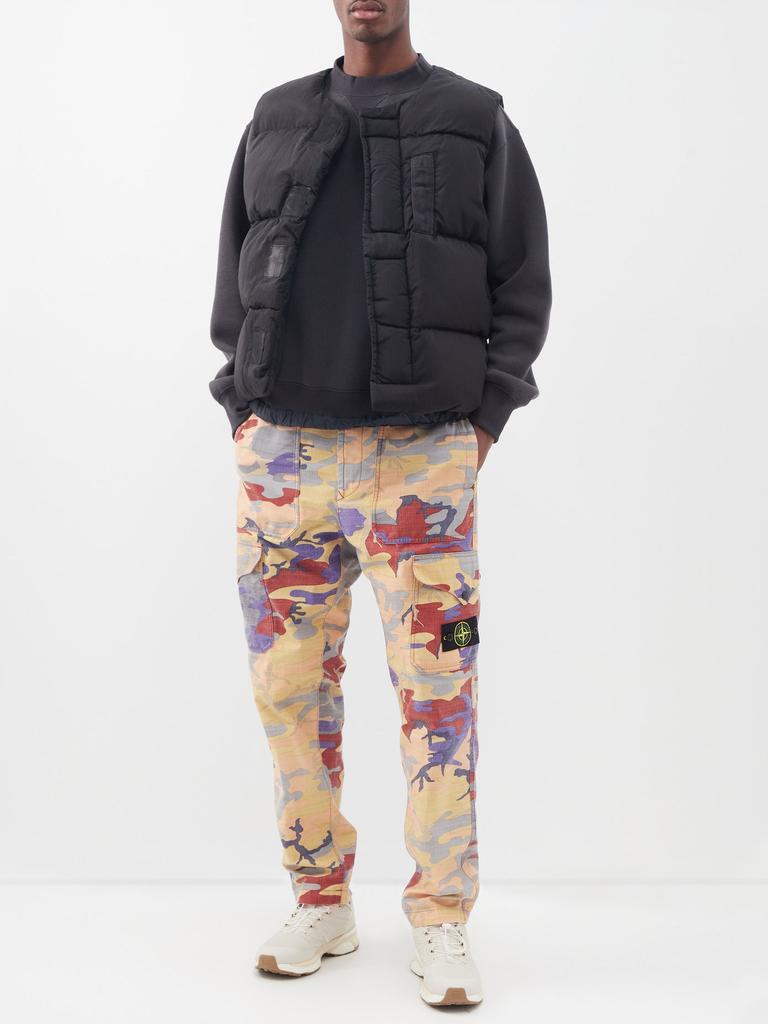 商品Stone Island|Logo-patch camouflage-print track pants,价格¥4688,第4张图片详细描述