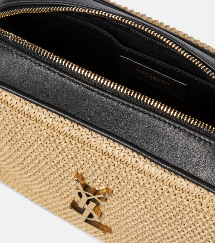 商品Yves Saint Laurent|Lou Camera raffia crossbody bag,价格¥11387,第3张图片详细描述