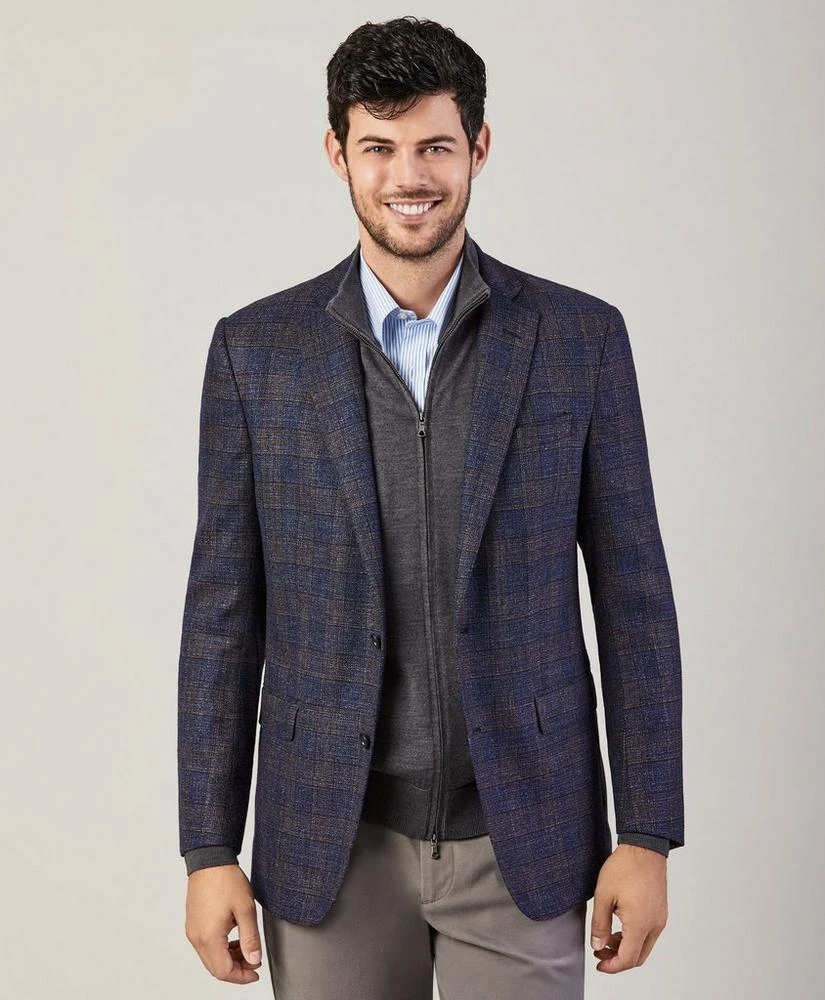 商品Brooks Brothers|Regent Fit Micro-Check Sport Coat,价格¥1664,第2张图片详细描述