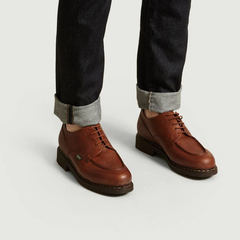 商品Paraboot|Chambord Derbies Brown Paraboot,价格¥3950,第2张图片详细描述