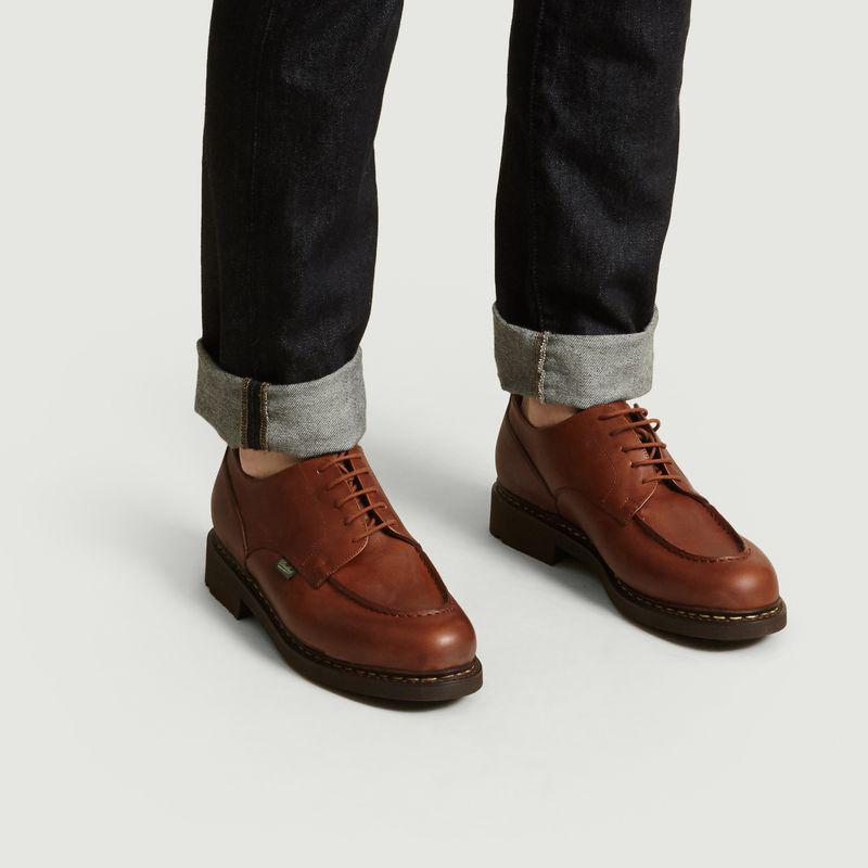 商品Paraboot|Chambord Derbies Brown Paraboot,价格¥3260,第4张图片详细描述