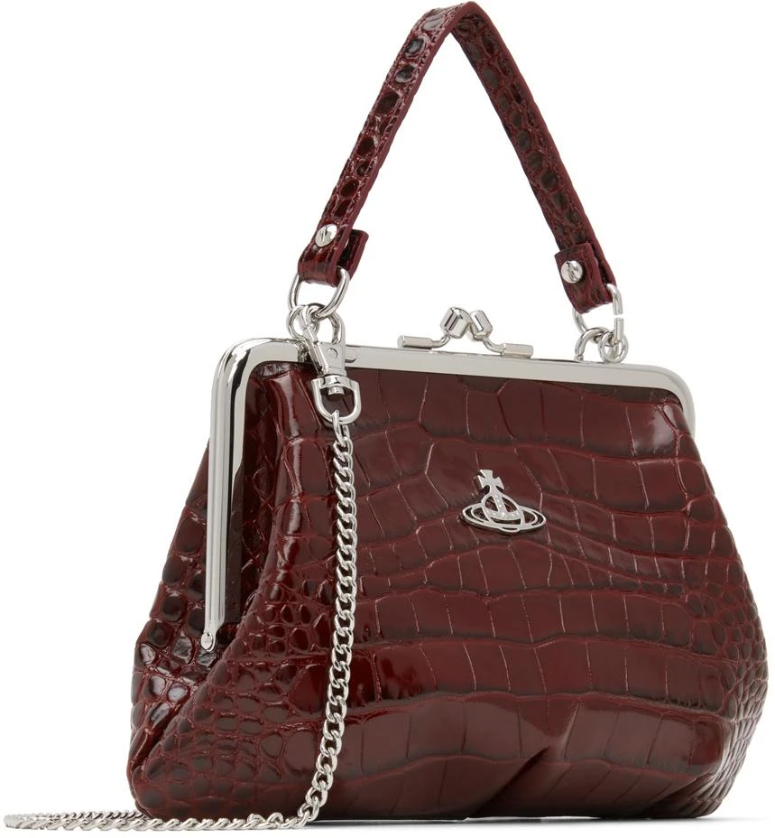 商品Vivienne Westwood|Burgundy Granny Frame Bag,价格¥3030,第2张图片详细描述