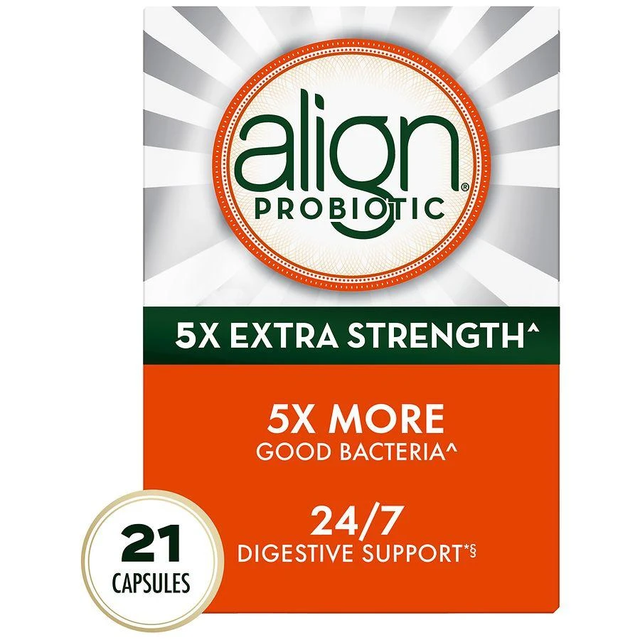 商品Align|Probiotic Extra Strength, 5X More Good Bacteria,价格¥273,第1张图片